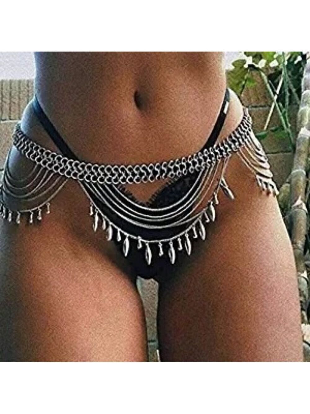 SEQUINS waist chain beach belly body chains fashion jewelry nightclub accessory